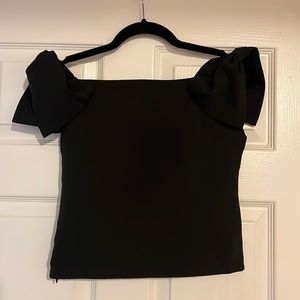 Women’s size XS/S off the shoulder bow top